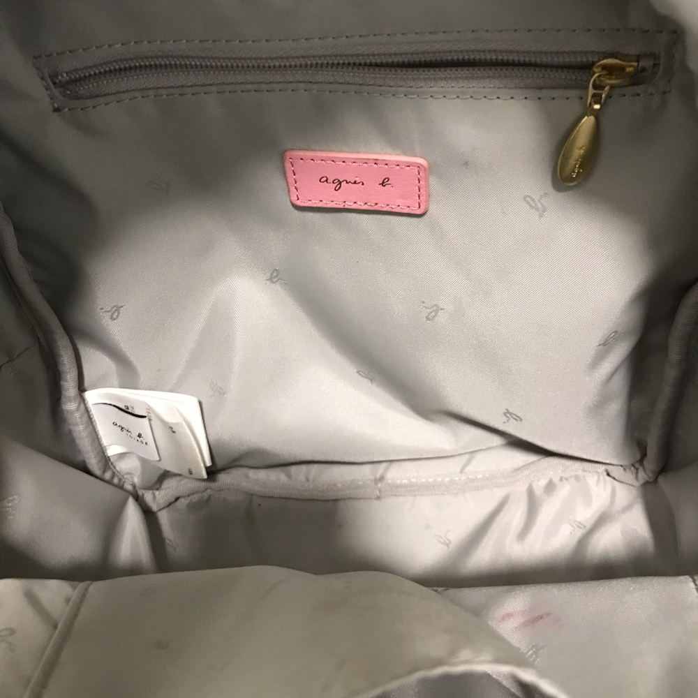 Agnes B. Mimi Leather backpack - Picture 12 of 16